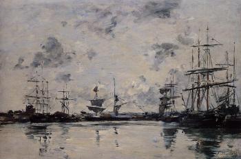 尤金 佈丹 Le Havre, the Port 尤金 佈丹 Le Havre, the Port